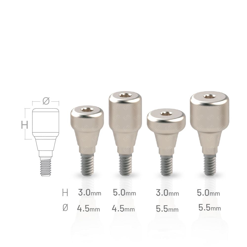 Healing Titanium Abutment compatible with Neodent® Drive GM™ Ø3.5