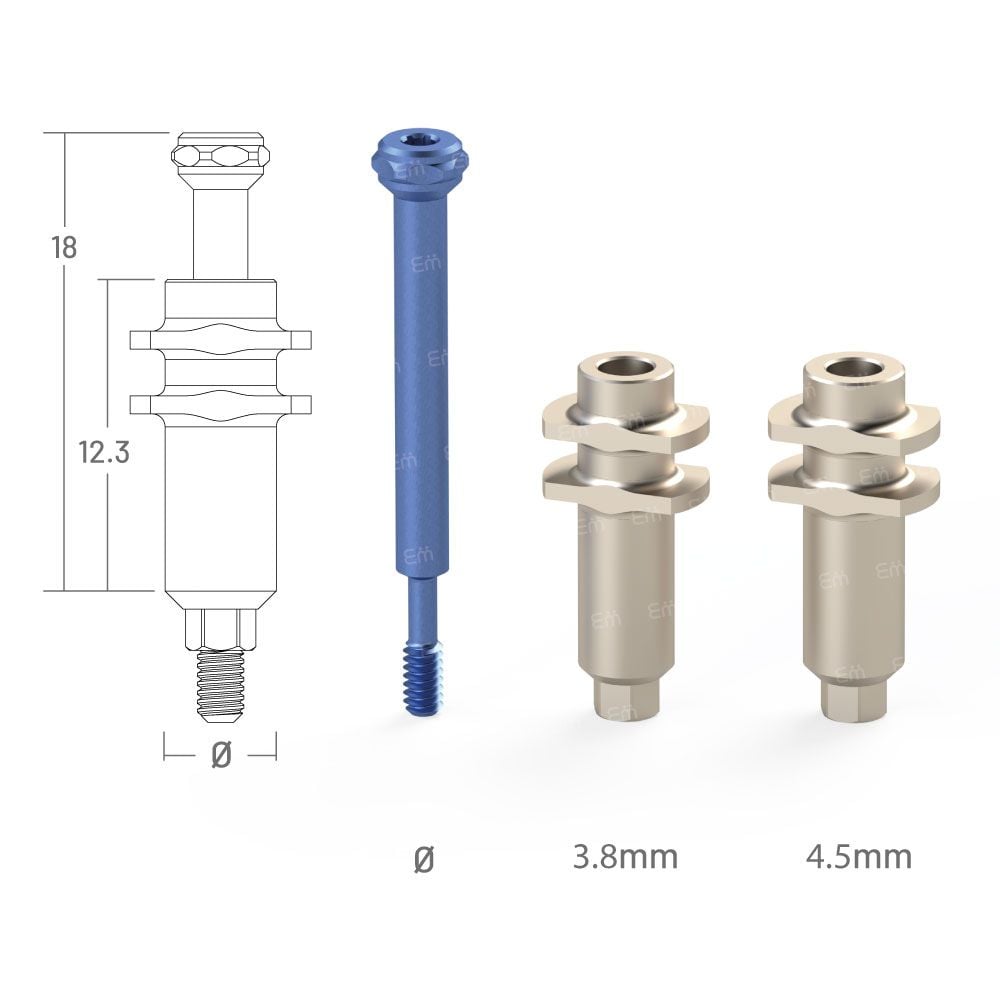 Open Tray Implant Impression Coping | Noris Medical® | USA