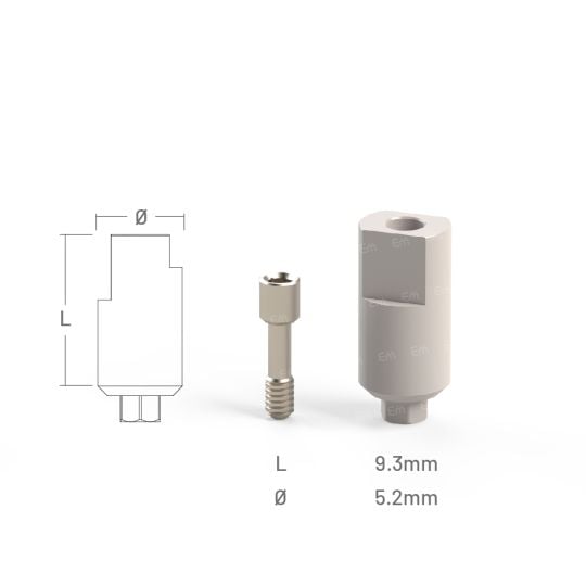 CAD/CAM Implant Level Scan Body compatible with ZimVie® TSV® Ø4.7